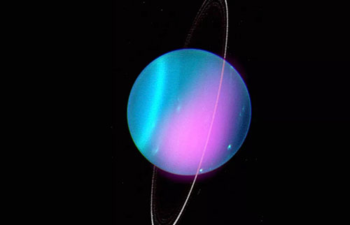 神秘的X射线从天王星中射出