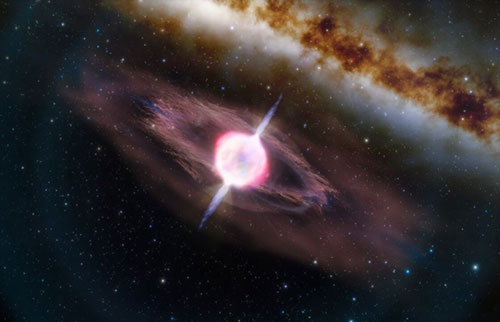 天文学家捕捉到来自超新星的伽马射线爆发