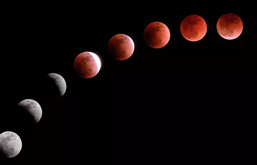为什么月全食时月亮会变红？