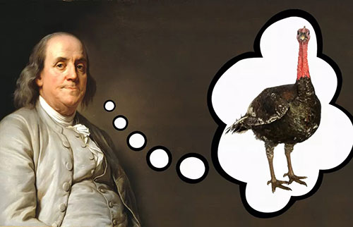 本杰明富兰克林真的希望火鸡成为美国的国鸟吗？