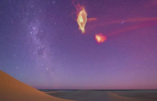 炽热的恒星气体“流”将比我们想象的更早与我们的星系相撞