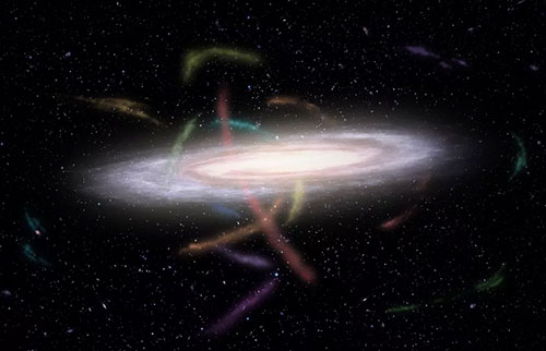 破碎的“恒星流”可能导致银河系丢失暗物质